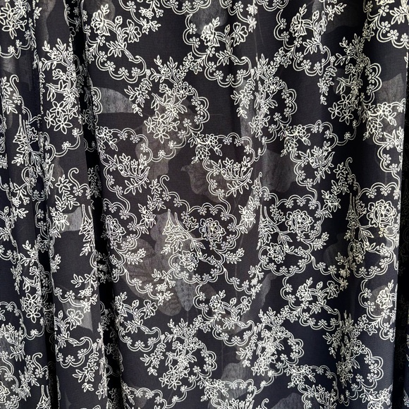 Sag Harbor Vintage y2k Reversible Boho Floral Skirt 16W - Picture 6 of 9